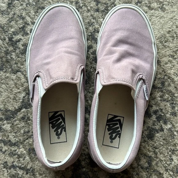 Vans lilac classic slip on sneakers - Picture 8 of 8